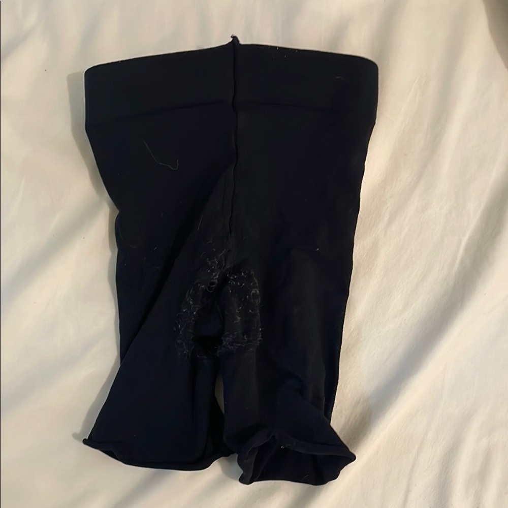 Black Capezio cut off tights